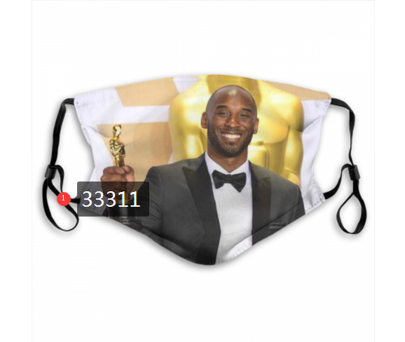 2021 NBA Los Angeles Lakers #24 kobe bryant 33311 Dust mask with filter->nba dust mask->Sports Accessory
